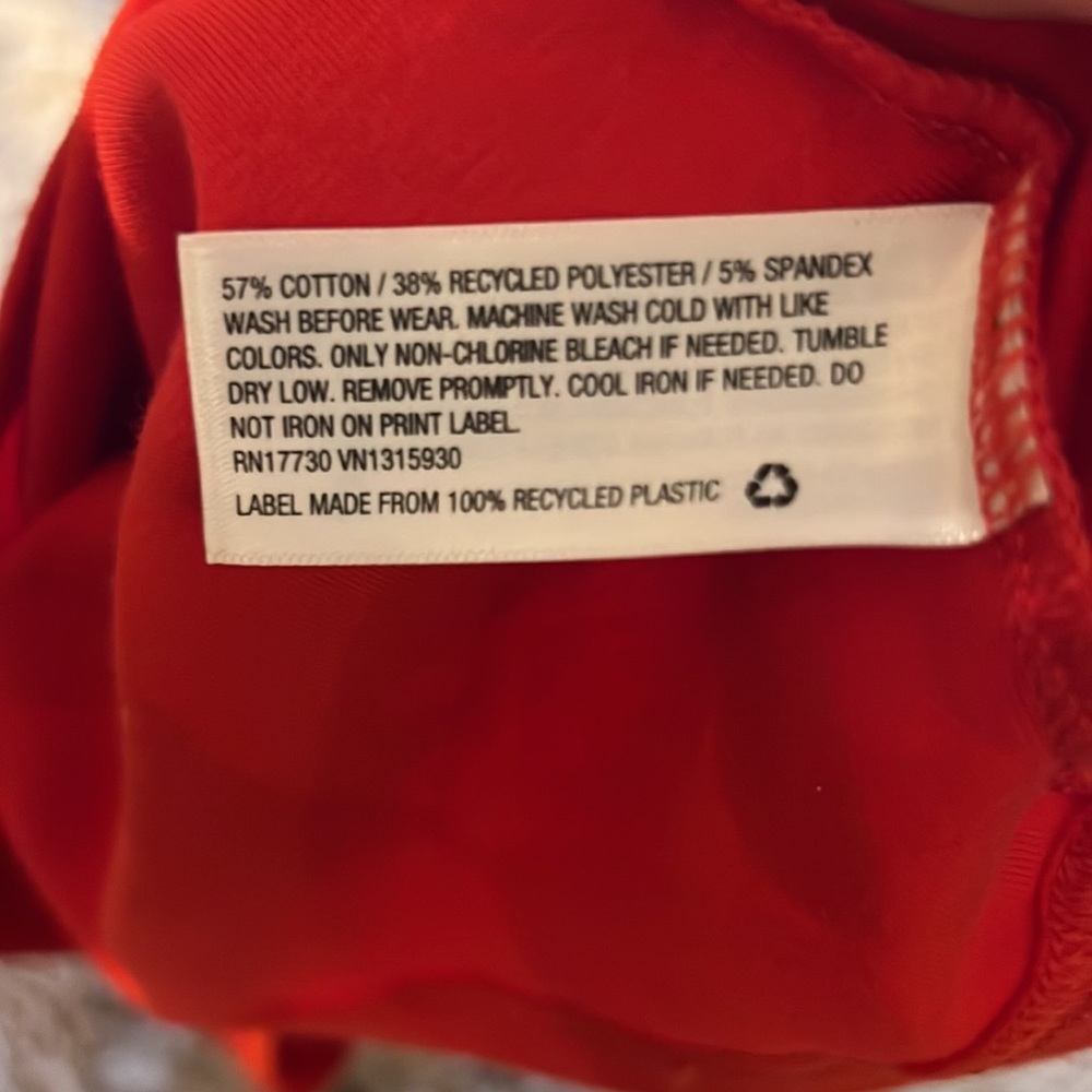 Cat & Jack red sleeveless tank top Medium (7/8) girls shirt - Picture 6 of 6